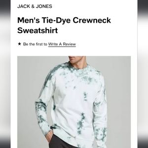 Mens XL‎ Jack & Jones Tie-Dye Sweatshirt